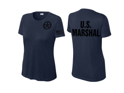 WOMEN'S USMS MOISTURE WICKING CUSTOM RAID T-SHIRT-LST350