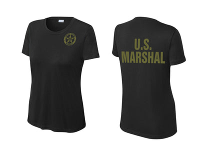 WOMEN'S USMS MOISTURE WICKING CUSTOM RAID T-SHIRT-LST350