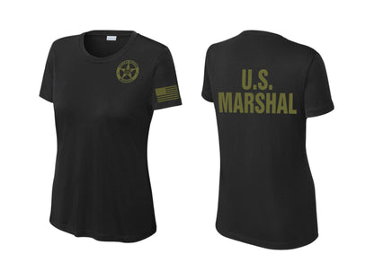 WOMEN'S USMS MOISTURE WICKING CUSTOM RAID T-SHIRT-LST350