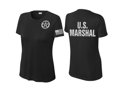 WOMEN'S USMS MOISTURE WICKING CUSTOM RAID T-SHIRT-LST350