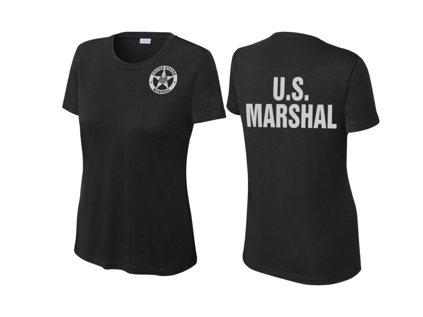 WOMEN'S USMS MOISTURE WICKING CUSTOM RAID T-SHIRT-LST350