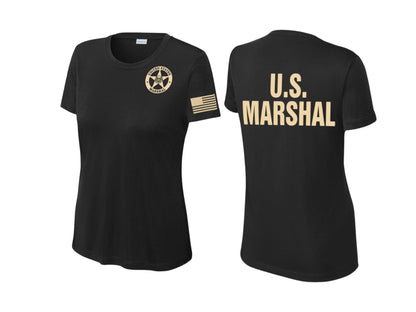 WOMEN'S USMS MOISTURE WICKING CUSTOM RAID T-SHIRT-LST350