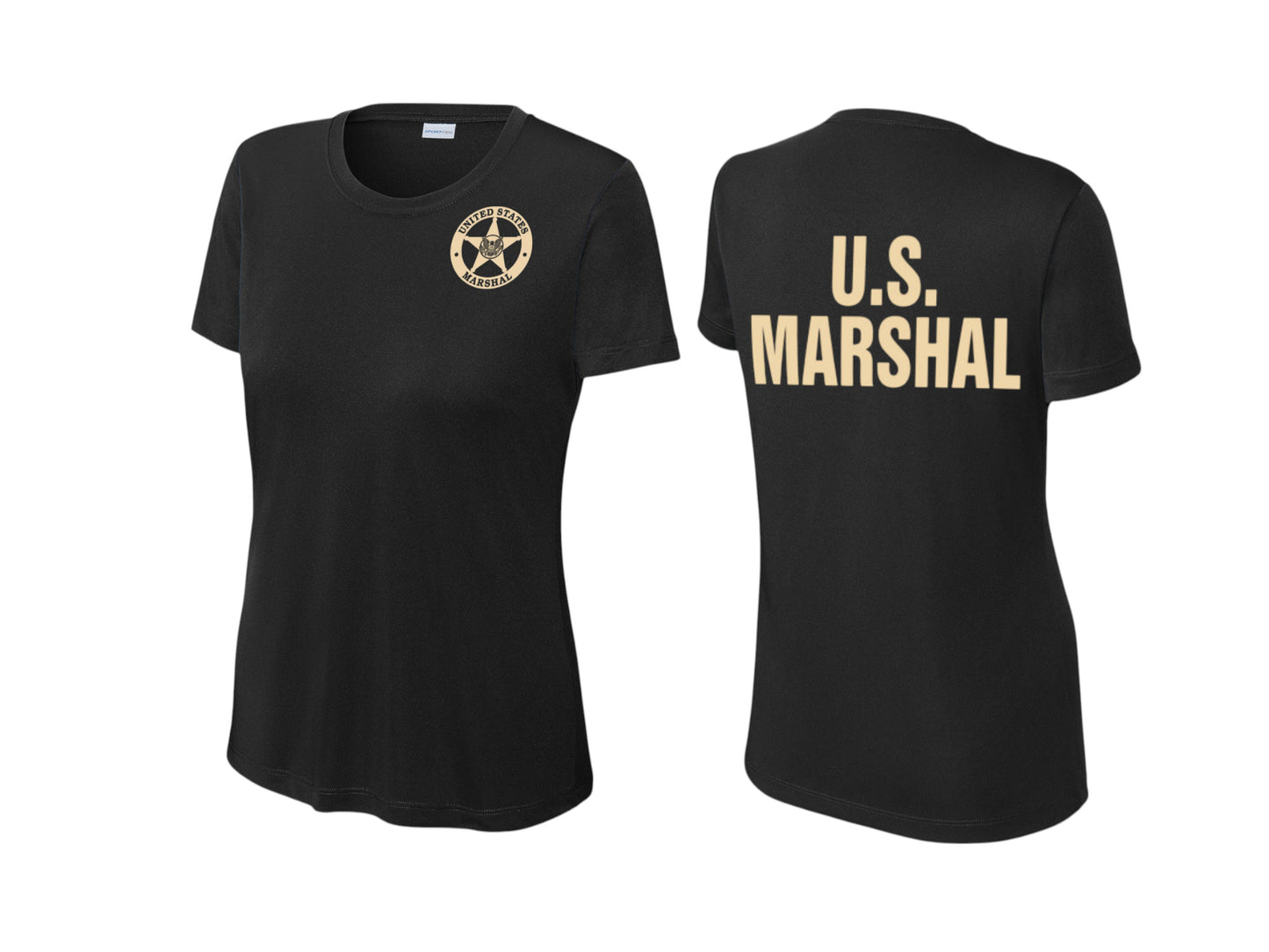 WOMEN'S USMS MOISTURE WICKING CUSTOM RAID T-SHIRT-LST350