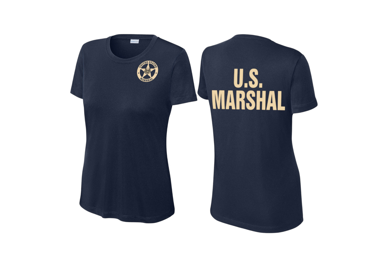 WOMEN'S USMS MOISTURE WICKING CUSTOM RAID T-SHIRT-LST350
