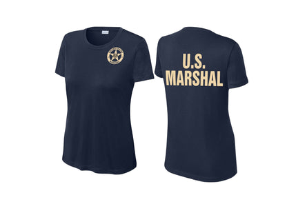 WOMEN'S USMS MOISTURE WICKING CUSTOM RAID T-SHIRT-LST350