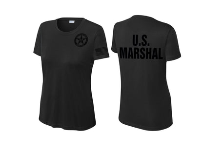 WOMEN'S USMS MOISTURE WICKING CUSTOM RAID T-SHIRT-LST350