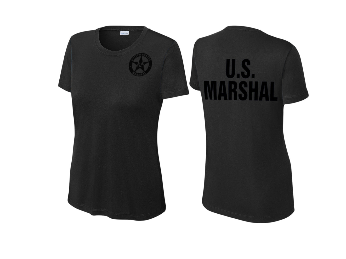 WOMEN'S USMS MOISTURE WICKING CUSTOM RAID T-SHIRT-LST350