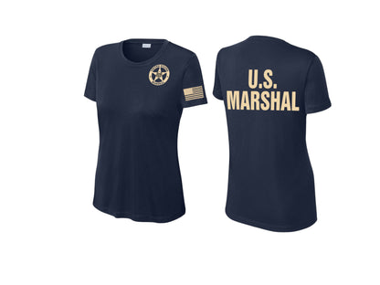 WOMEN'S USMS MOISTURE WICKING CUSTOM RAID T-SHIRT-LST350
