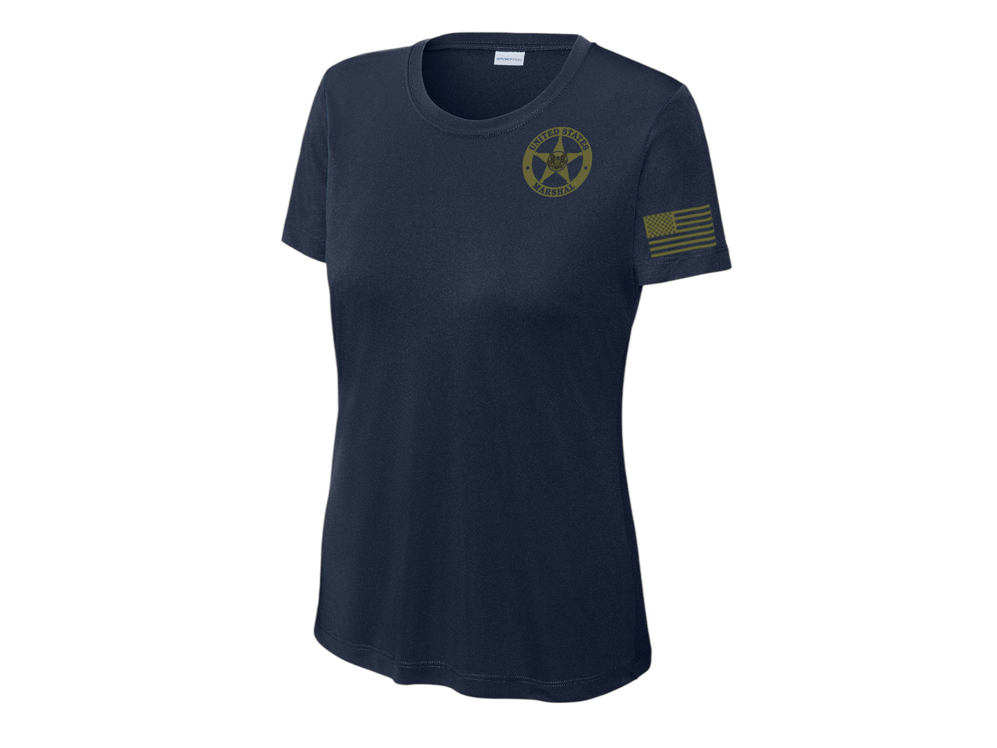 WOMEN'S USMS MOISTURE WICKING CUSTOM RAID T-SHIRT-LST350