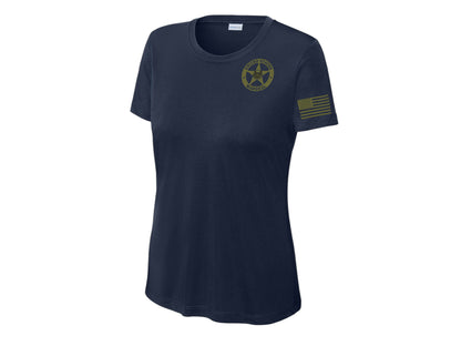 WOMEN'S USMS MOISTURE WICKING CUSTOM RAID T-SHIRT-LST350