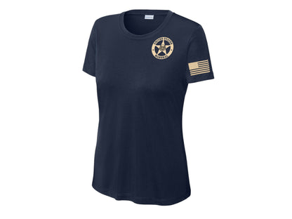 WOMEN'S USMS MOISTURE WICKING CUSTOM RAID T-SHIRT-LST350
