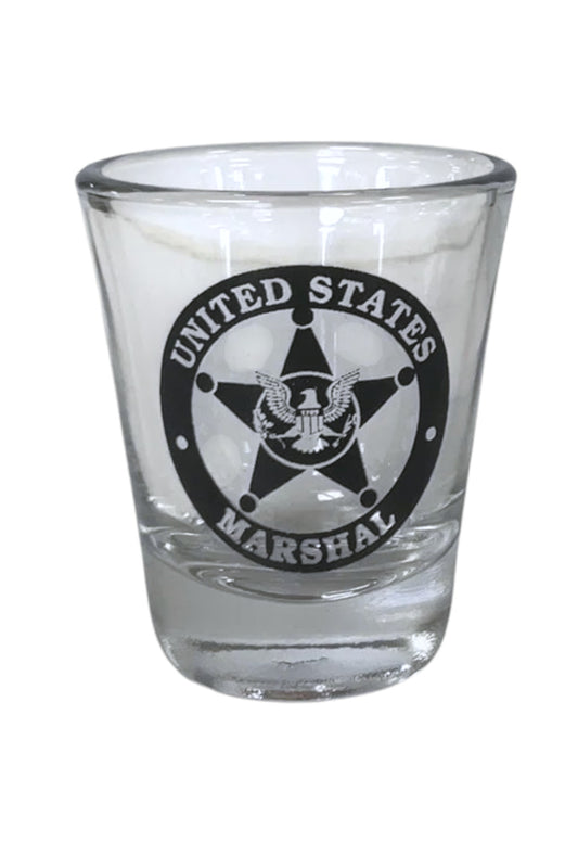 USMS CLEAR SHOT GLASS