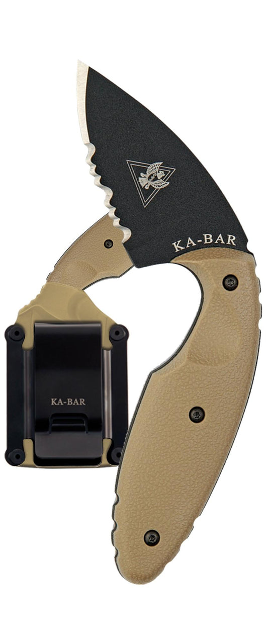 KA-BAR TDI KNIFE HALF SERRATED
