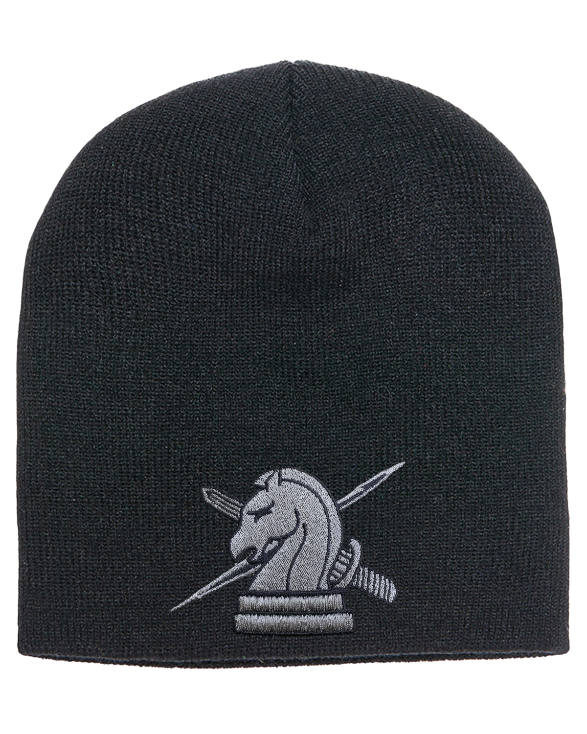 ICE FUGITIVE OPS (NO TEXT) EMBROIDERED ON SKULL KNIT BEANIE
