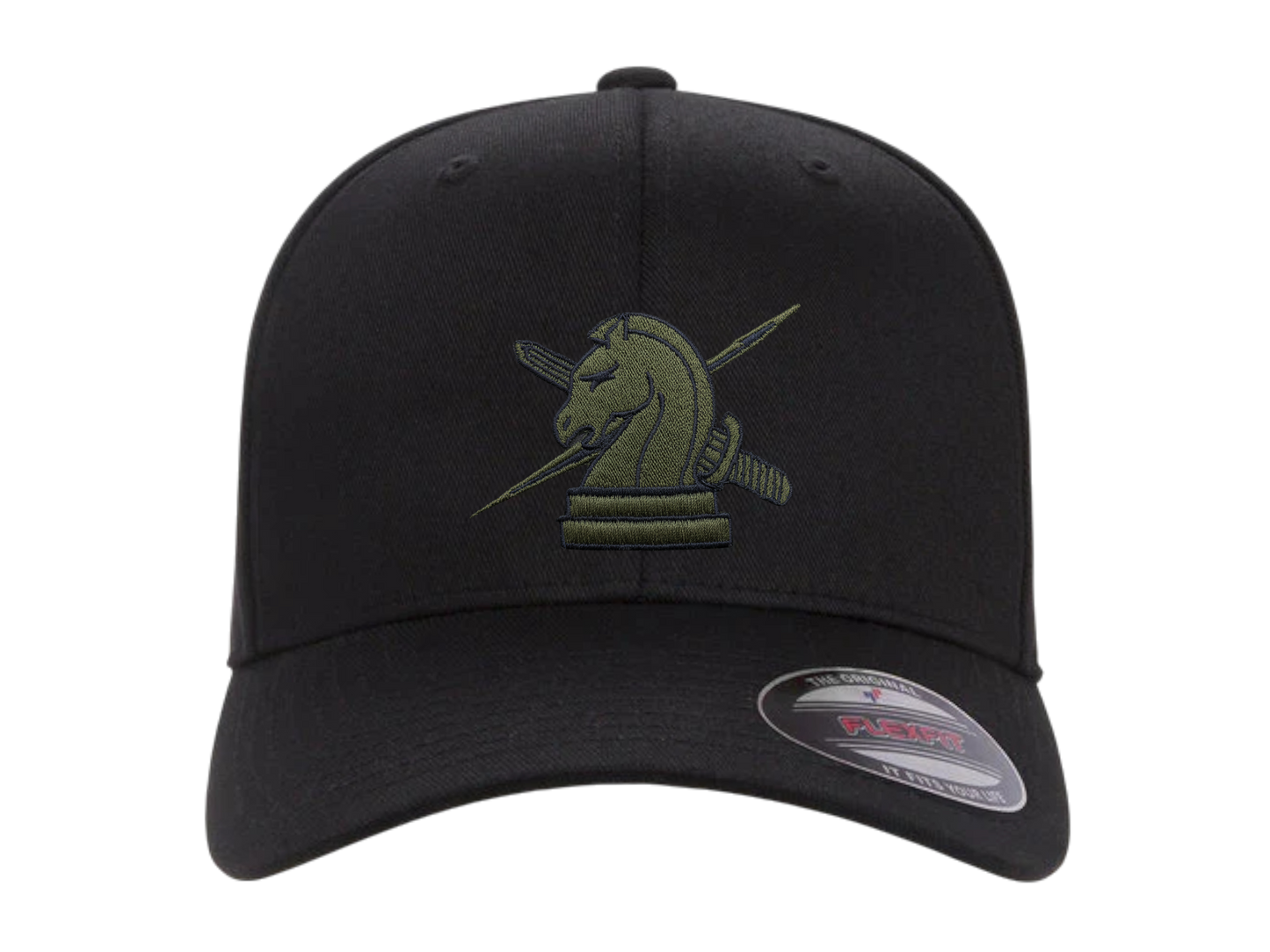 ICE FUGITIVE OPS (NO TEXT) EMBROIDERED ON FLEXFIT HAT
