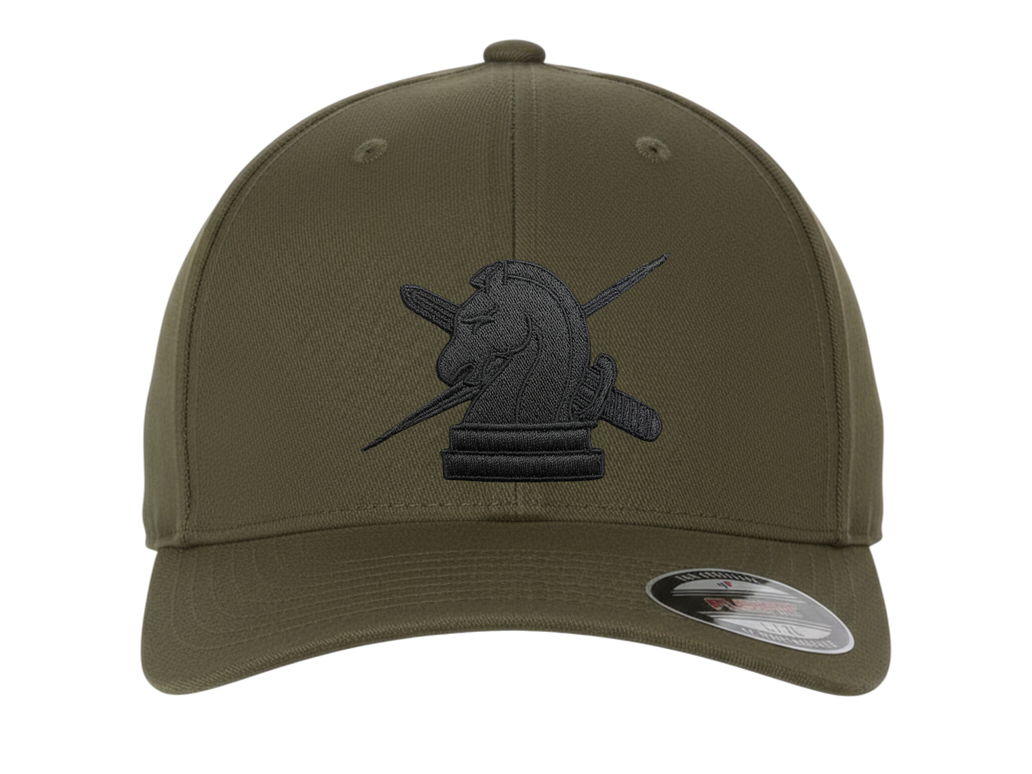 ICE FUGITIVE OPS (NO TEXT) EMBROIDERED ON FLEXFIT HAT