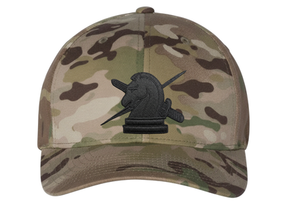 ICE FUGITIVE OPS (NO TEXT) EMBROIDERED ON FLEXFIT HAT