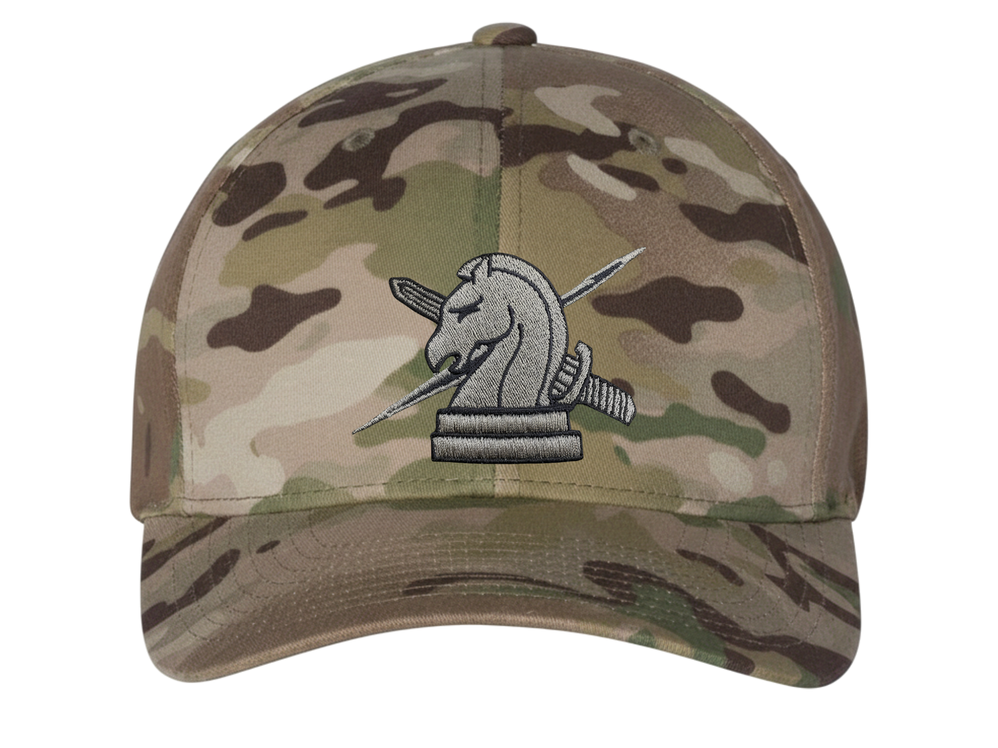 ICE FUGITIVE OPS (NO TEXT) EMBROIDERED ON FLEXFIT HAT