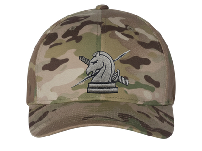 ICE FUGITIVE OPS (NO TEXT) EMBROIDERED ON FLEXFIT HAT
