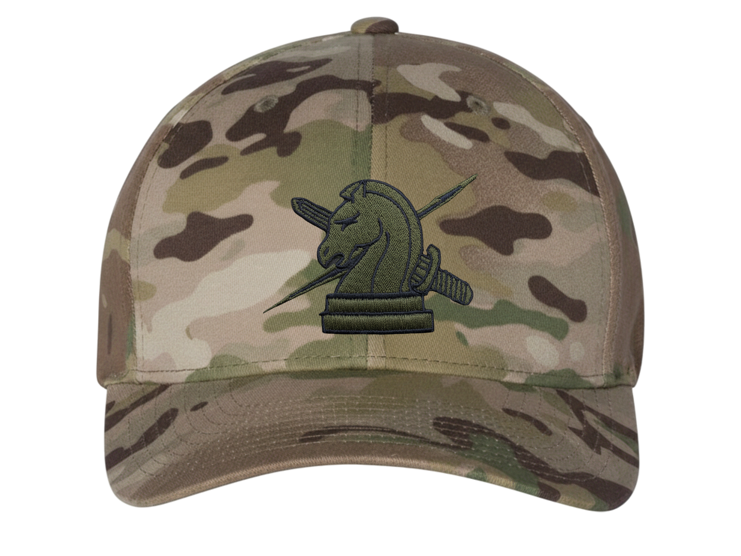ICE FUGITIVE OPS (NO TEXT) EMBROIDERED ON FLEXFIT HAT