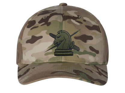 ICE FUGITIVE OPS (NO TEXT) EMBROIDERED ON FLEXFIT HAT