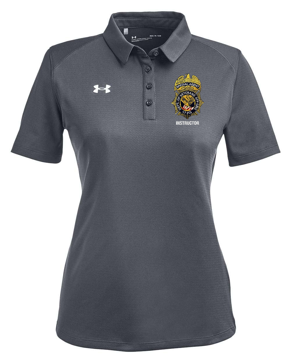 WOMEN'S VA OIG BADGE ON UNDER ARMOUR TECH POLO-1370431