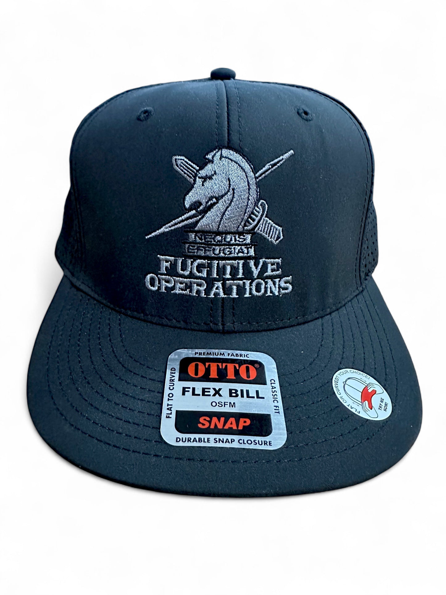 ICE FUGITIVE OPS EMBROIDERED ON OTTO PRO STYLE SNAPBACK-950-4