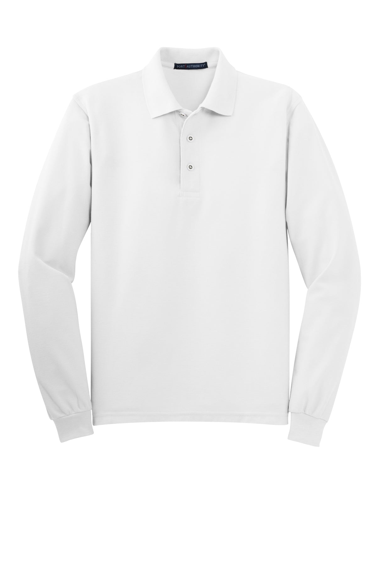 MEN'S LONG SLEEVE PORT AUTHORITY POLO - K500LS