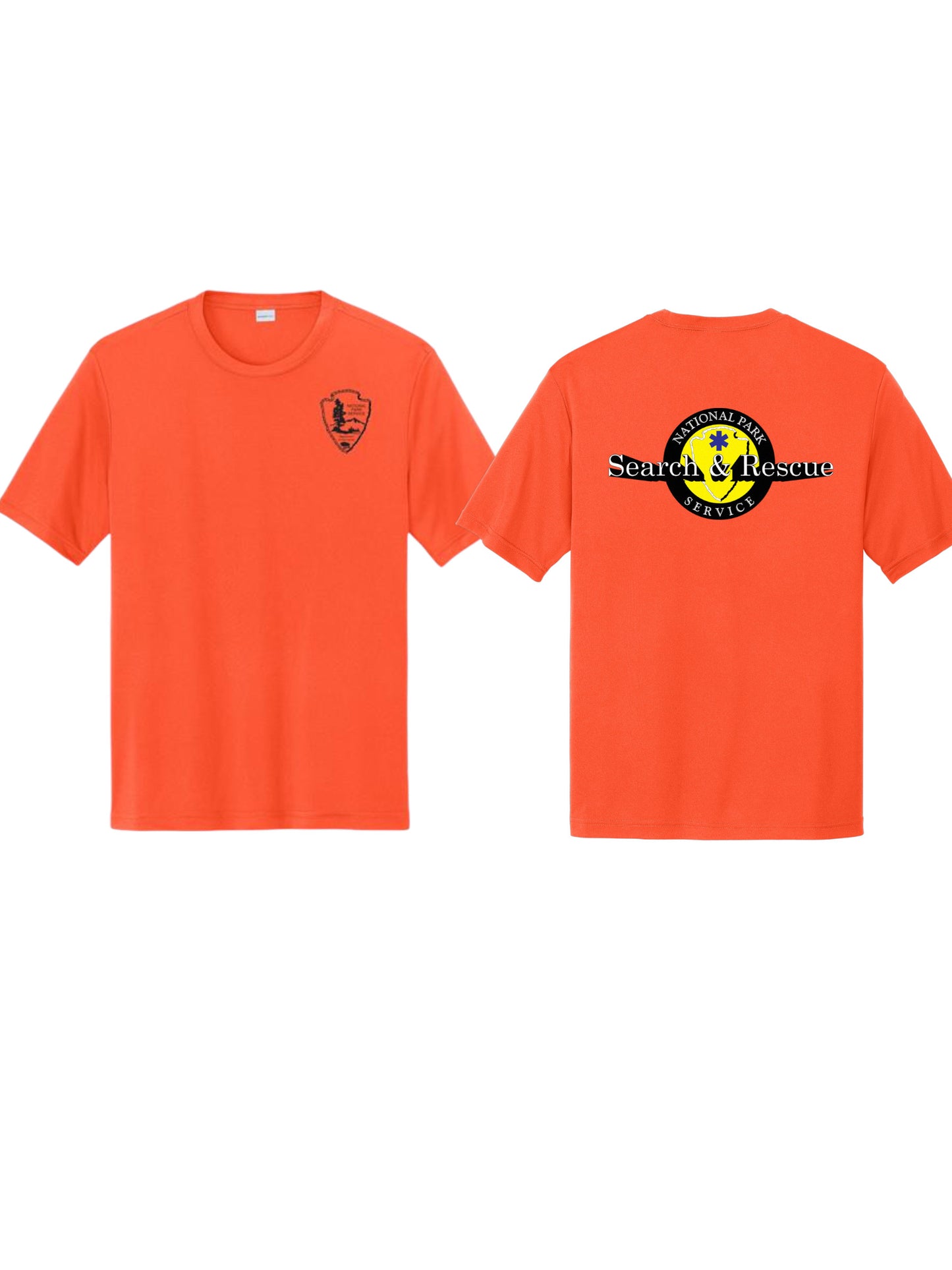 NPS SEARCH & RESCUE MOISTURE WICKING T-SHIRT-ST350
