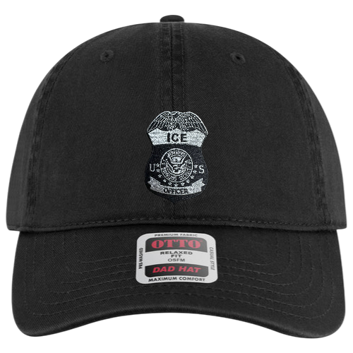 ICE OFFICER BADGE LOW PROFILE HAT