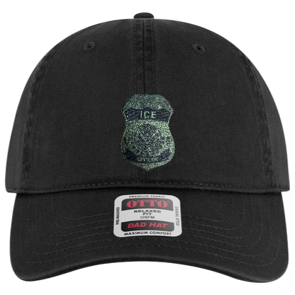 ICE OFFICER BADGE LOW PROFILE HAT