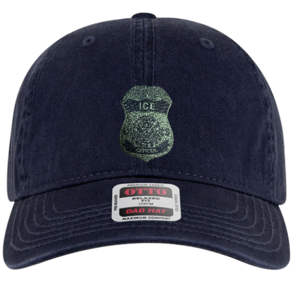 ICE OFFICER BADGE LOW PROFILE HAT