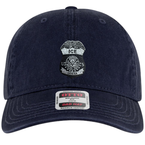 ICE OFFICER BADGE LOW PROFILE HAT