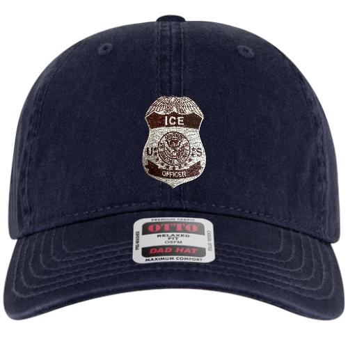 ICE OFFICER BADGE LOW PROFILE HAT
