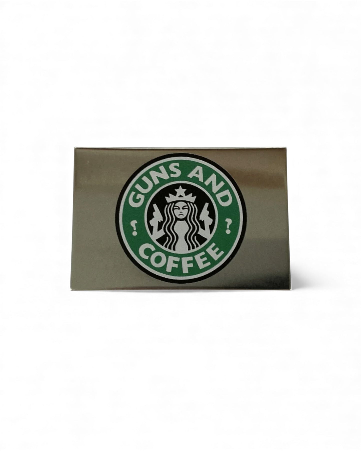 GUNS AND COFFEE MAGNET
