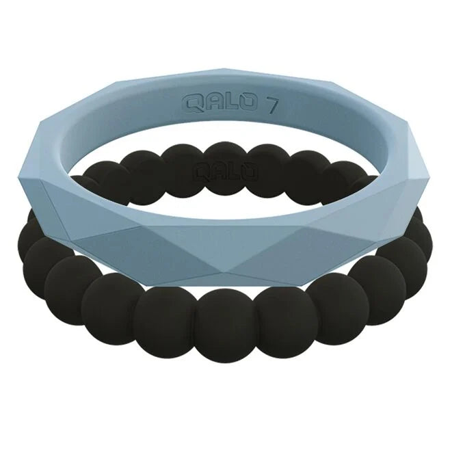 QALO WOMEN'S STACKABLE BLUE/BLACK