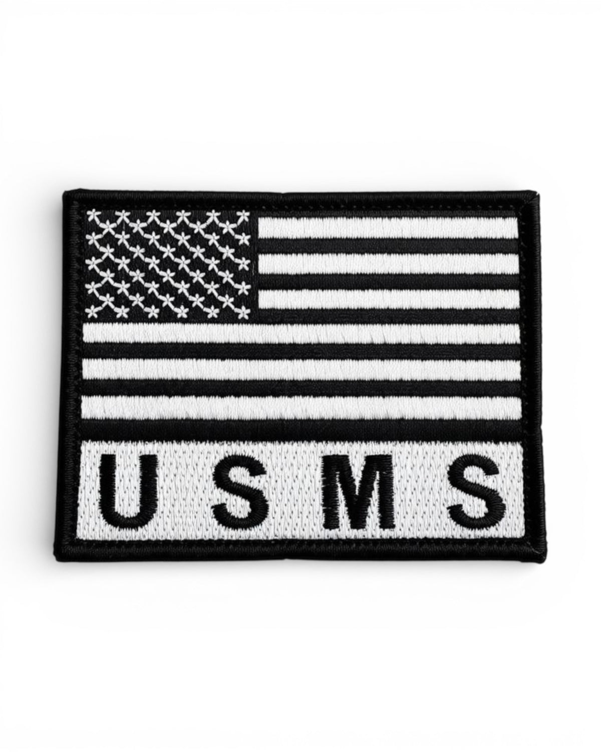 Usms Patch USMS FLAG PATCH BLACK/GREY – Sally's Cop Shop