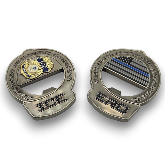 ICE ERO HANDCUFF CHALLENGE COIN