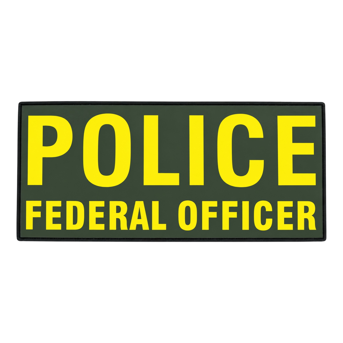 POLICE FEDERAL OFFICER 6X3 PATCH