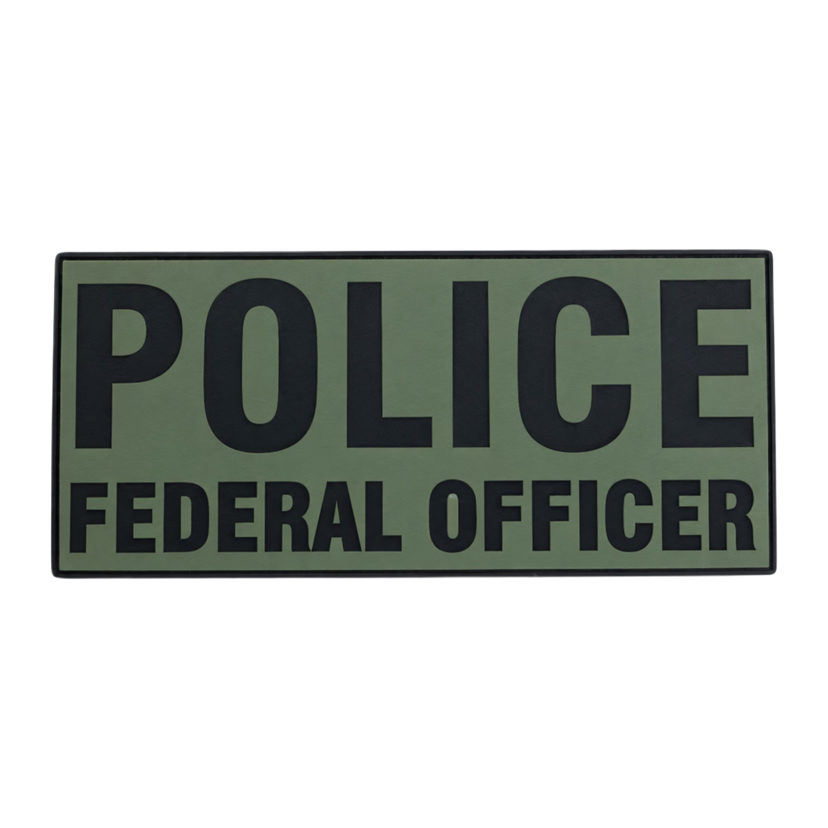 POLICE FEDERAL OFFICER 6X3 PATCH