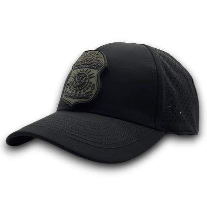 SCS BRAND PERFORATED MESH HAT W/ INTERCHANGEABLE HSI BADGE PVC PATCH