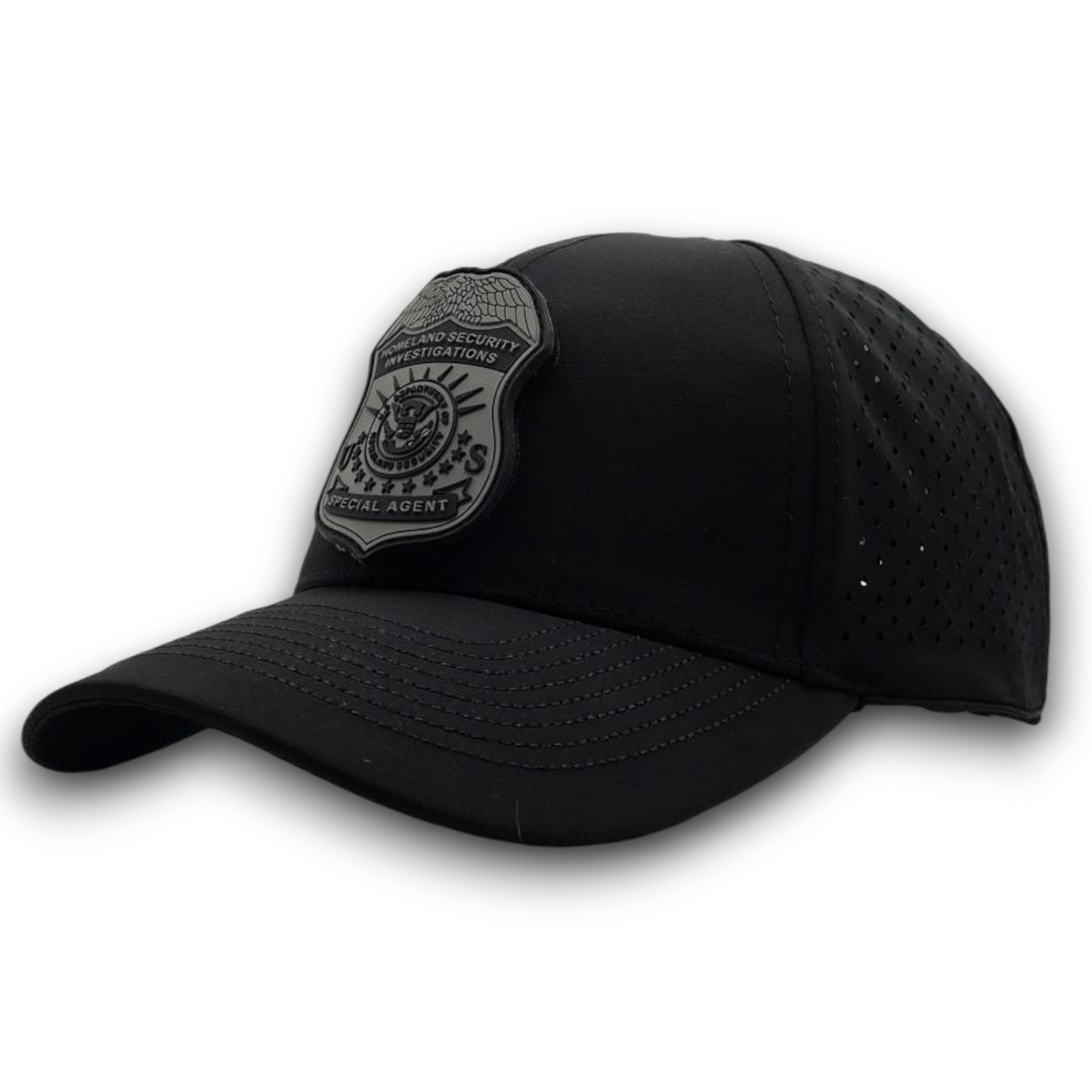 SCS BRAND PERFORATED MESH HAT W/ INTERCHANGEABLE HSI BADGE PVC PATCH