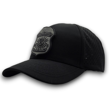 SCS BRAND PERFORATED MESH HAT W/ INTERCHANGEABLE HSI BADGE PVC PATCH