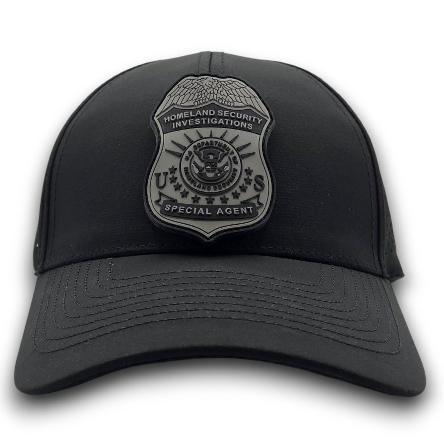 SCS BRAND PERFORATED MESH HAT W/ INTERCHANGEABLE HSI BADGE PVC PATCH