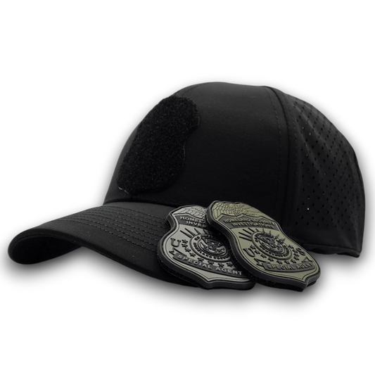 SCS BRAND PERFORATED MESH HAT W/ INTERCHANGEABLE HSI BADGE PVC PATCH