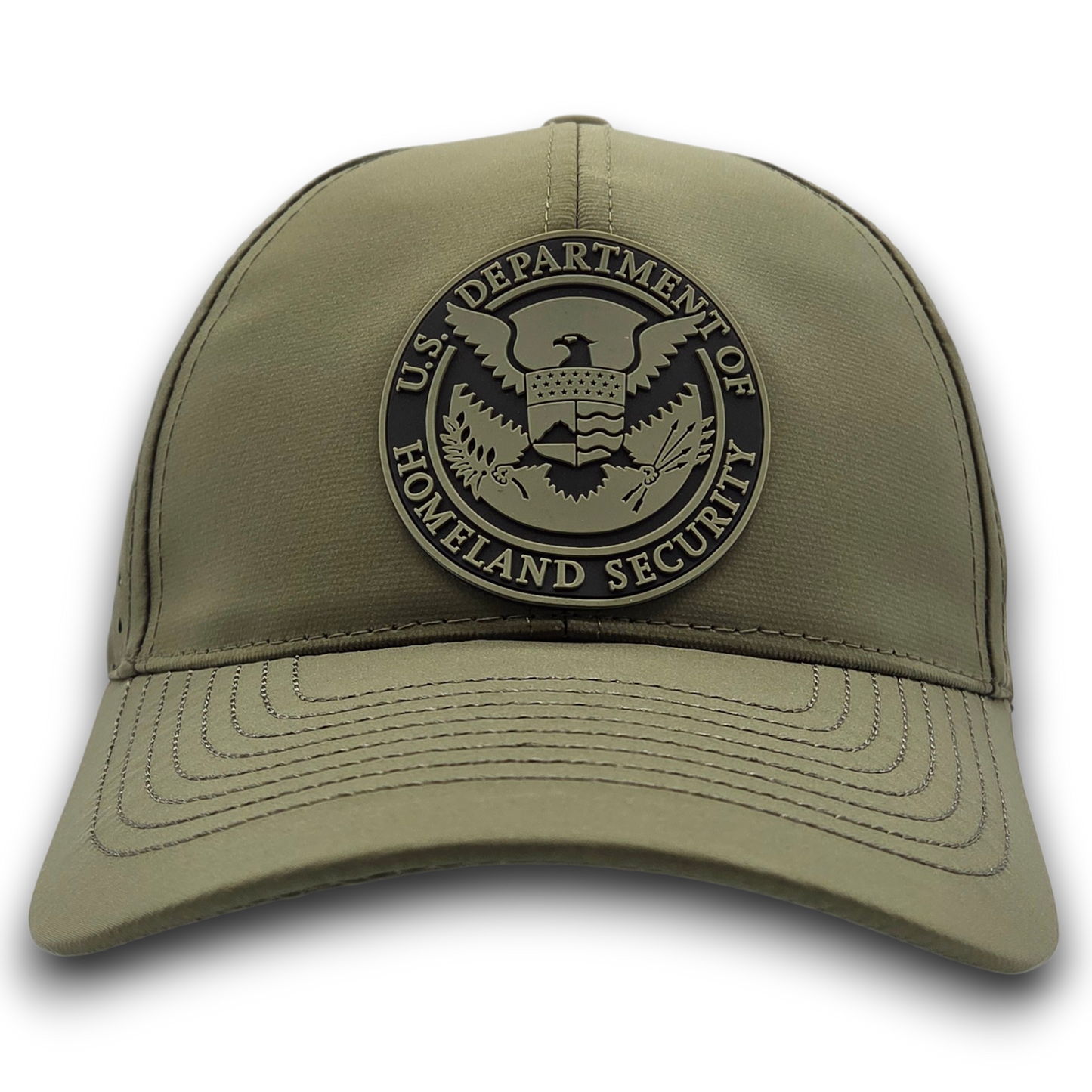 DHS SEAL PVC PATCH SCS BRAND PERFORATED MESH HAT