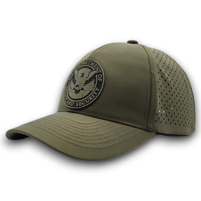 DHS SEAL PVC PATCH SCS BRAND PERFORATED MESH HAT