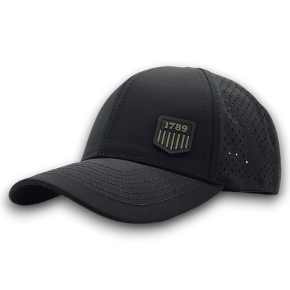 **NEW USMS PVC 1789 LOGO OD/BLACK SCS BRAND PERFORATED MESH HAT