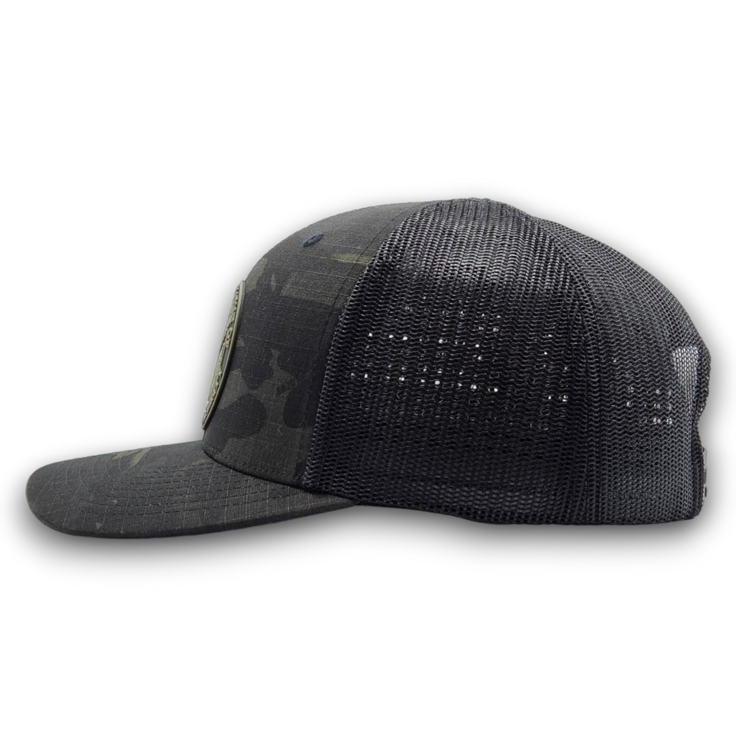 DHS SEAL RANGER GREEN/BLACK PVC PATCH BLACK MULTICAM