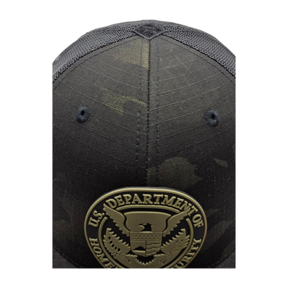 DHS SEAL RANGER GREEN/BLACK PVC PATCH BLACK MULTICAM